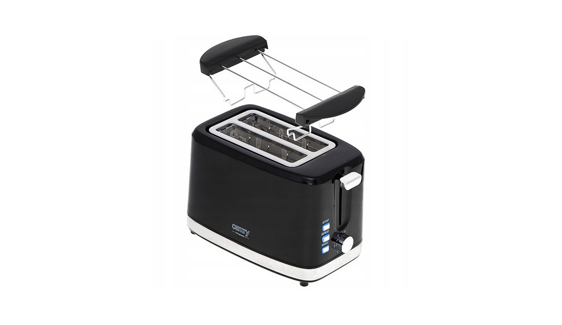 TOSTER OPIEKACZ 2 TOSTY 900W CZARNY CAMRY