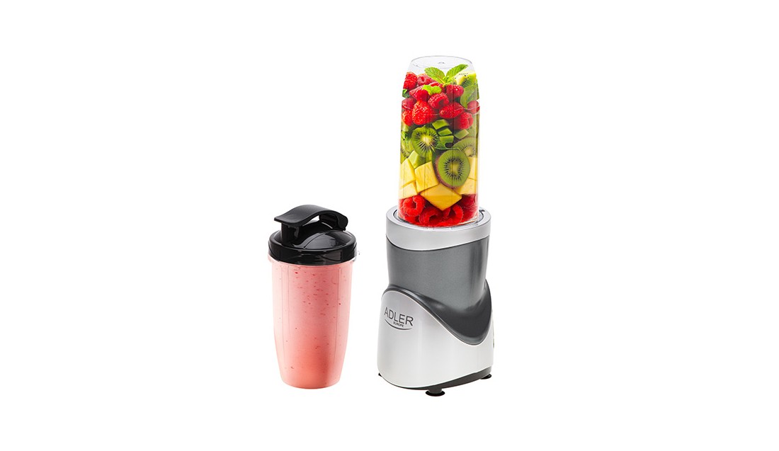 Blender do Smoothie Koktajli 1200W + 3 Bidony i Kubek Kruszenie Lodu Zestaw