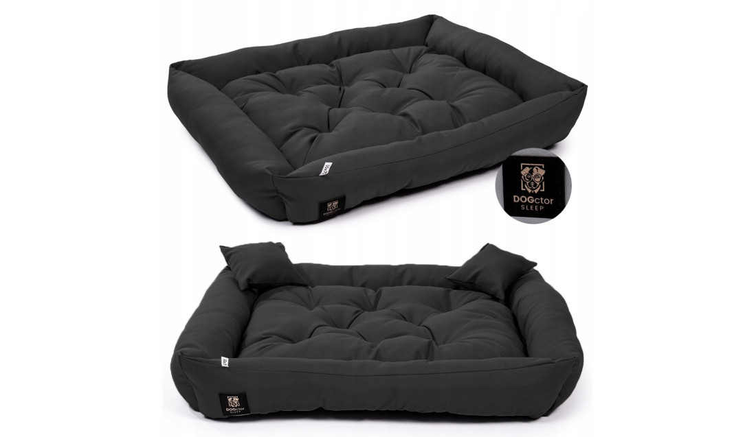 LEGOWISKO POSŁANIE KOJEC ŁÓŻKO DLA PSA ANTYPOŚLIZGOWE + PODUSZKI 75x65CM PL