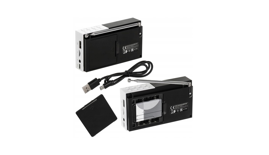 Radio cyfrowe LCD AM/FM Wielofunkcyjne 20 stacji Bluetooth/USB/SD Adler