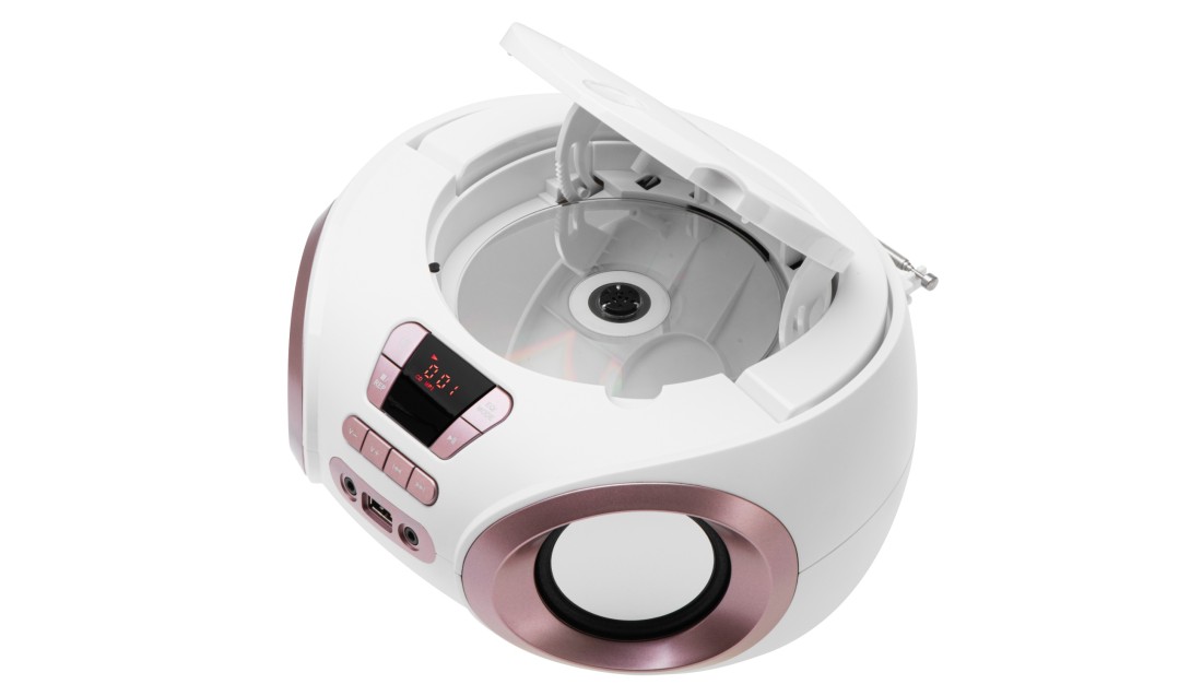 RADIO BOOMBOX WIEŻA CD-MP3 USB FM RADIO AUX 2x 2W ADLER