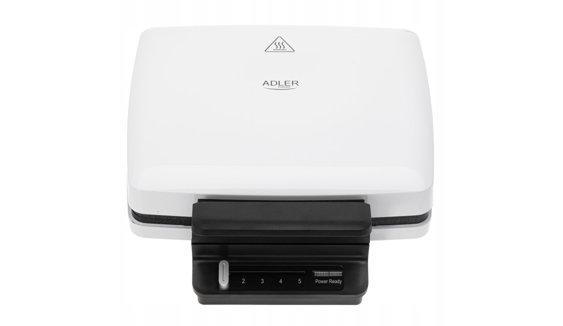 Gofrownica na 2 Pyszne Domowe Gofry 1800W Regulacja Adler