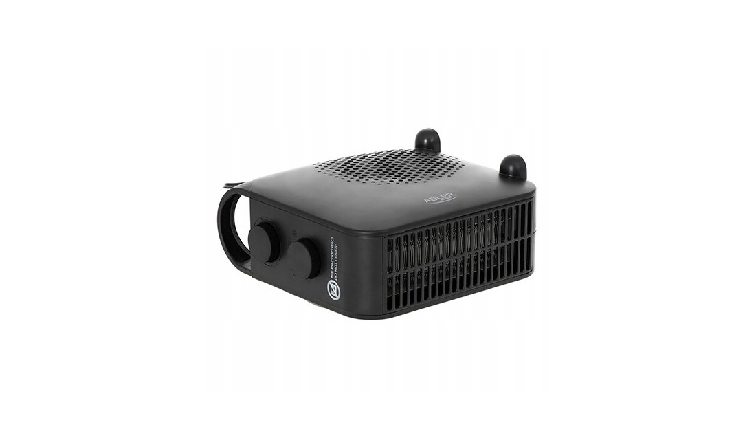 Termowentylator Grzejnik Elektryczny Farelka Czarna Adler