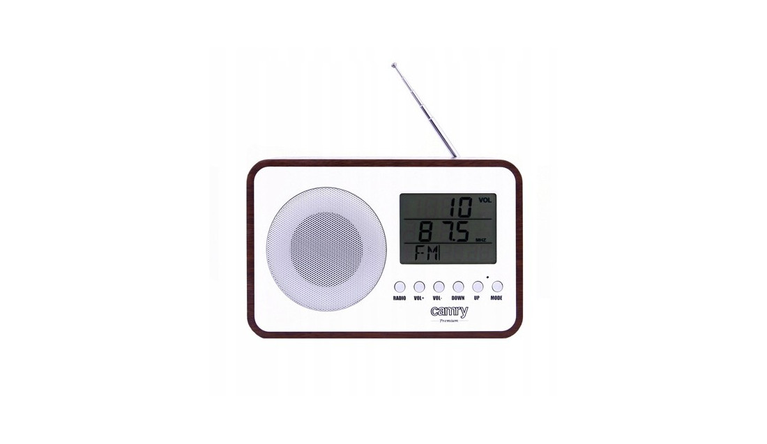 Radio Cyfrowe Przenośne LCD FM Budzik Termometr USB