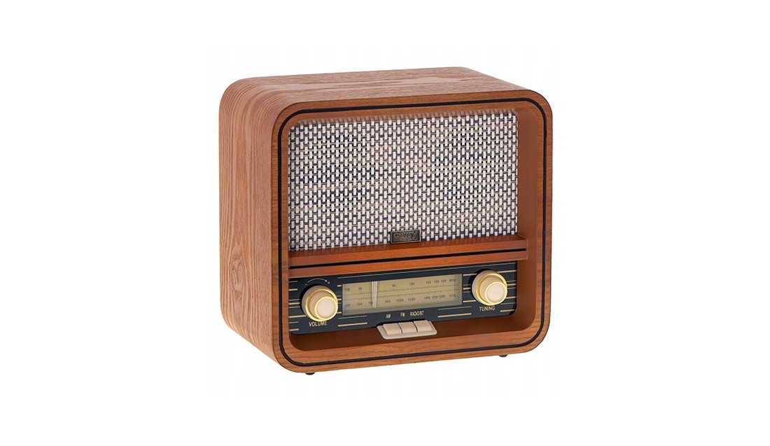 Radio Retro Drewniane Bluetooth/FM USB Camry