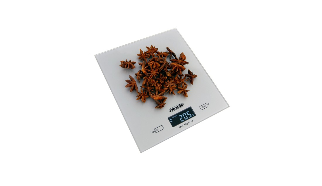 Elektroniczna Waga Kuchenna 5kg/1g Tara Precyzyjna Szklana Mesko