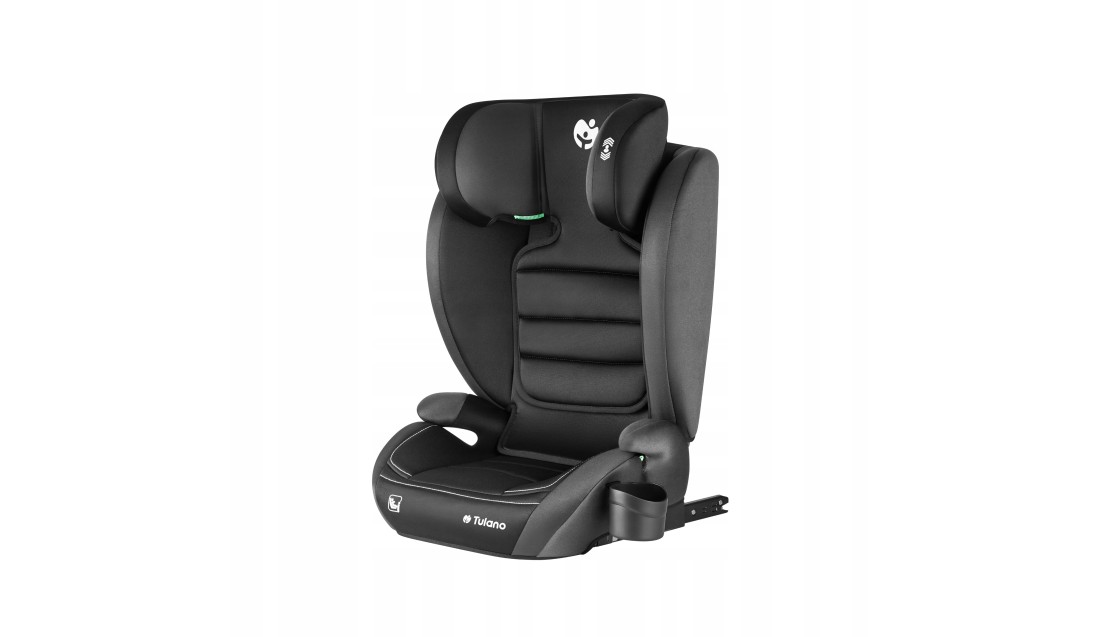 Fotelik samochodowy Tulano Joy 25 Black-GREY 100-150cm I-size
