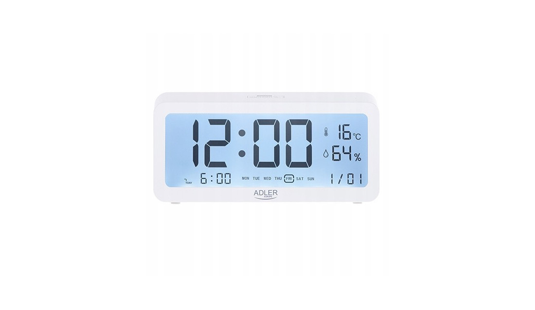 Adler Budzik AD 1195w Biały, Funkcja alarmu