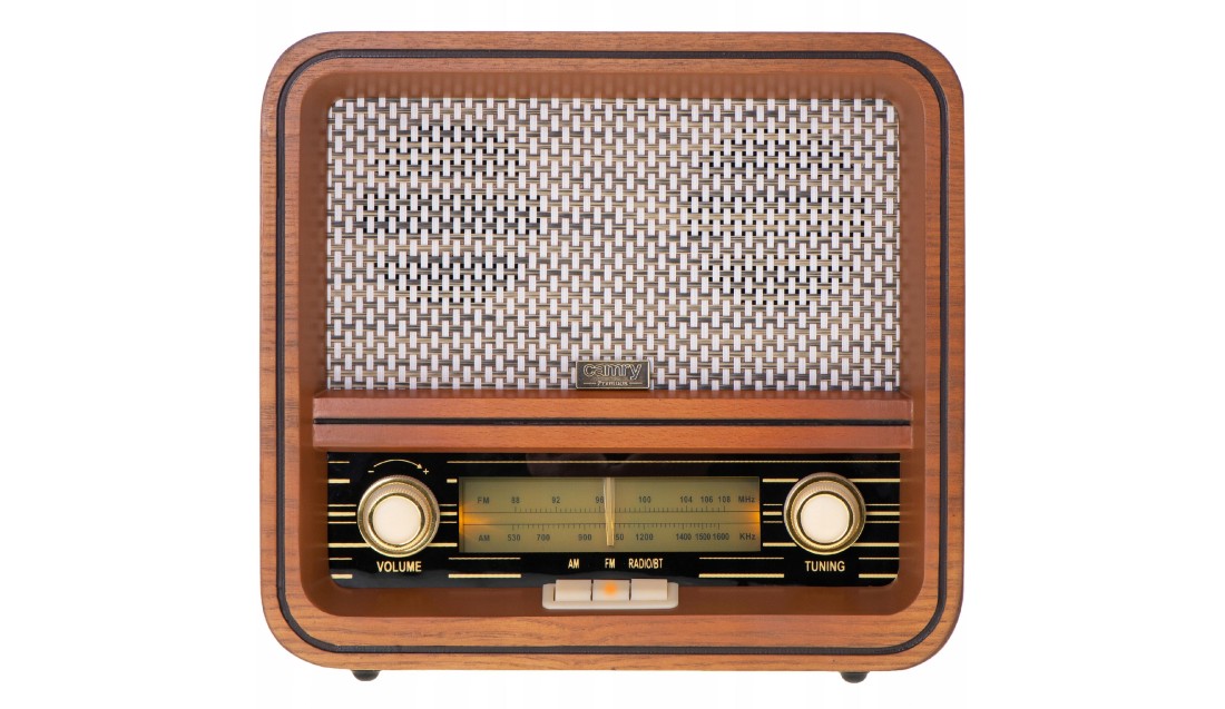 RADIO DREWNIANE CR1188 RETRO FM/AM Bluetooth USB