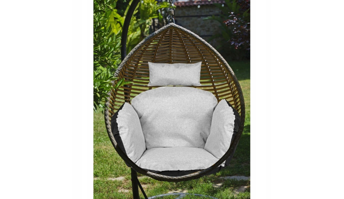 PODUSZKA NA HUŚTAWKĘ FOTEL WISZĄCY BOCIANIE GNIAZDO 112cm WODOODPORNA