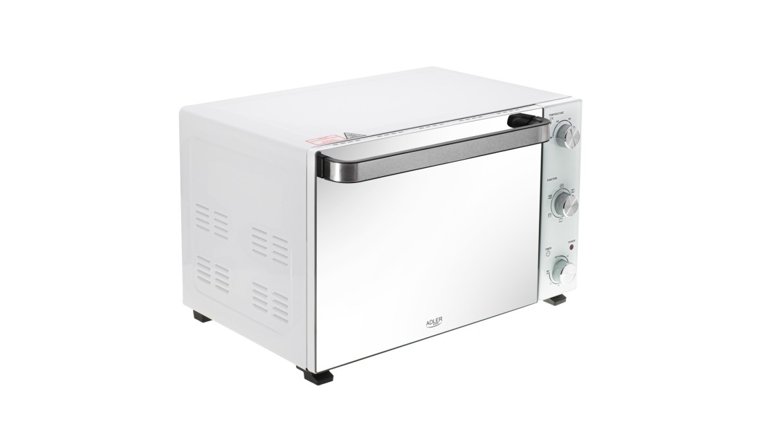 Piekarnik elektryczny 48L Regulacja 1800W 5 Trybów pieczenia Adler