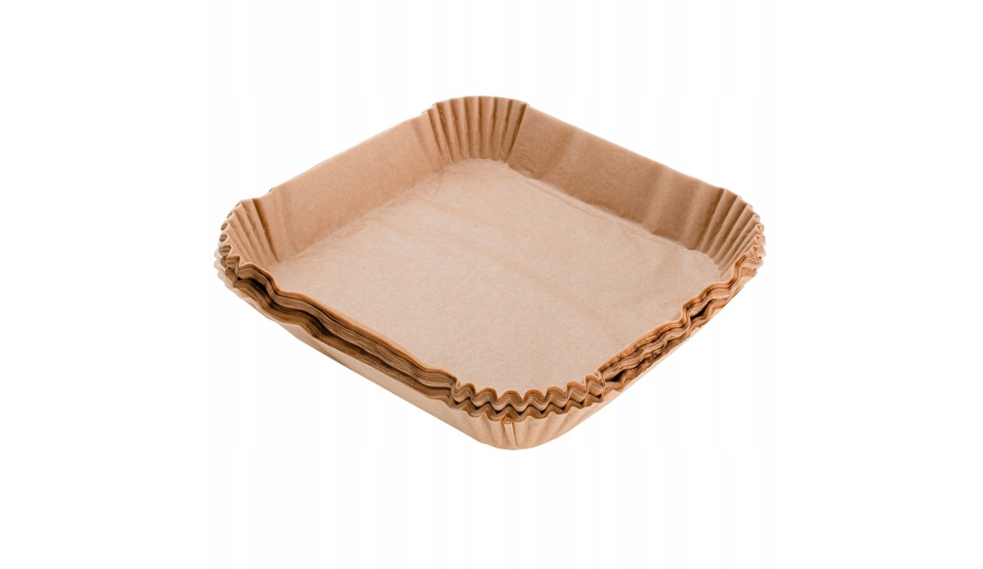 PAPIER do frytkownicy|100 szt.|23 cm|Do 240°C|AIR FRYER WKŁAD BIO