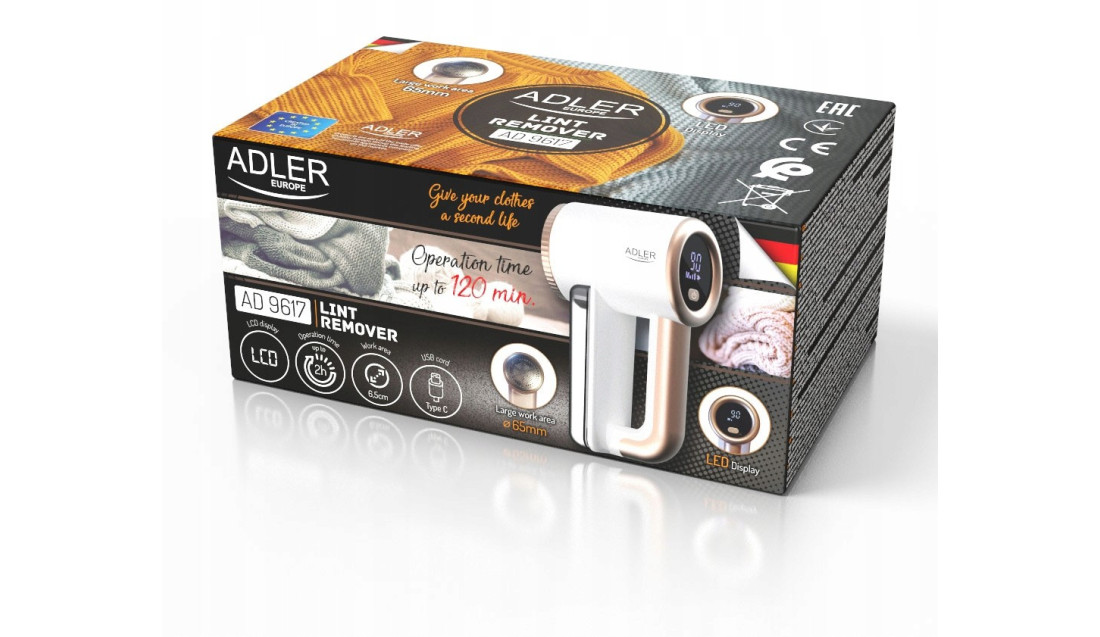 Golarka Do Ubrań Swetrów Mocna Nowoczesna AKUM LCD