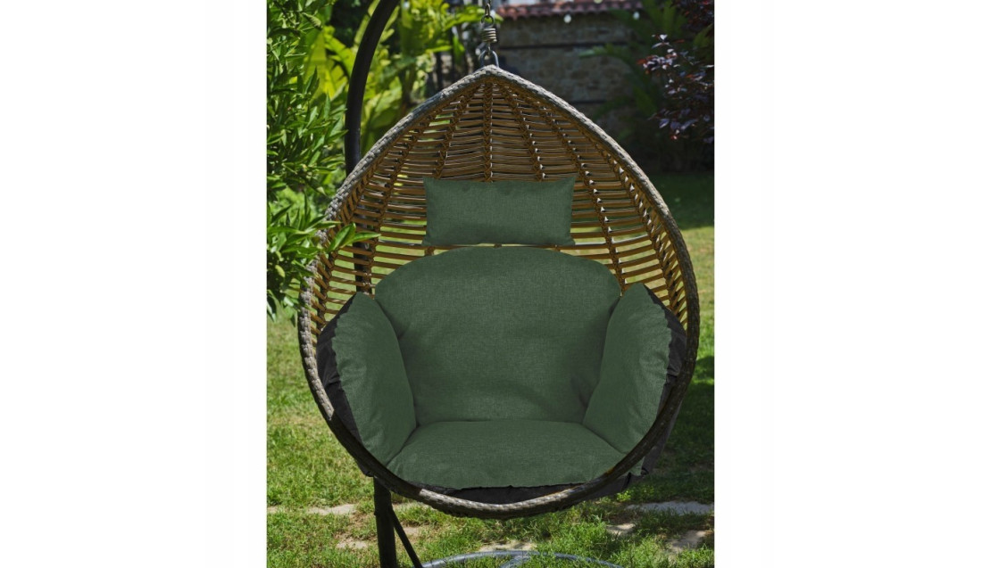 PODUSZKA NA HUŚTAWKĘ FOTEL WISZĄCY BOCIANIE GNIAZDO 112cm WODOODPORNA