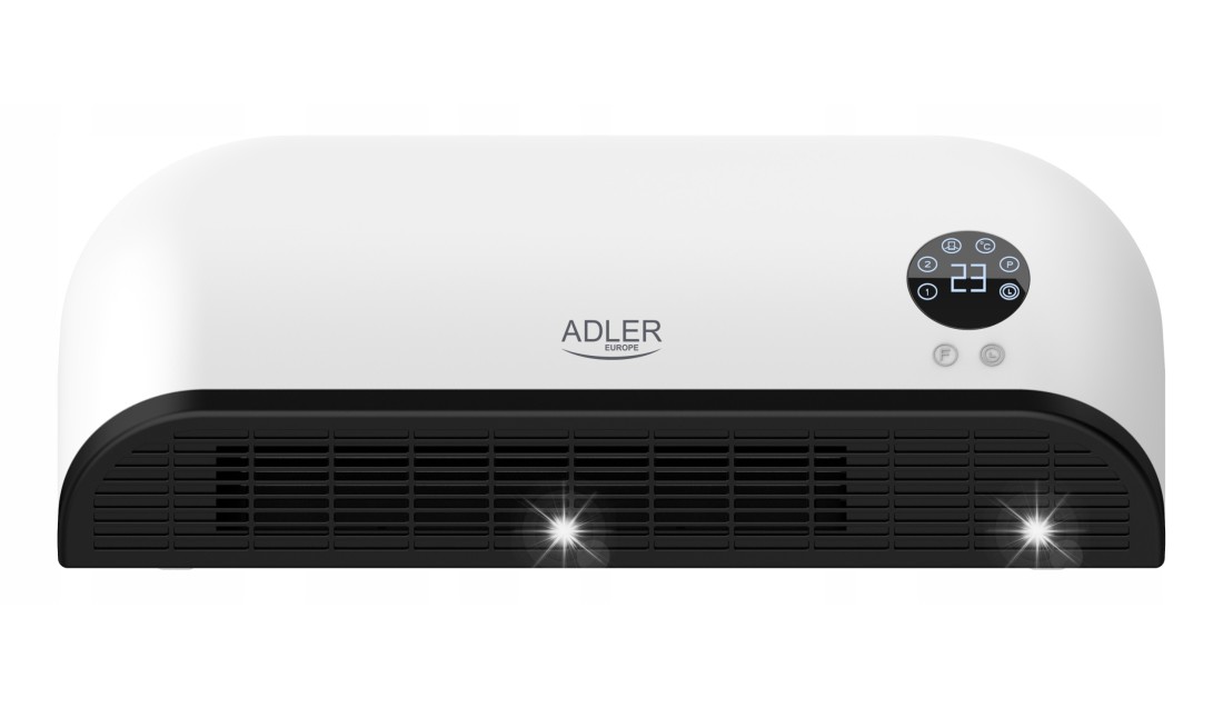 Adler LED Nagrzewnica | AD 7751 | Kurtyna powietrzna | 2000 W | Biały