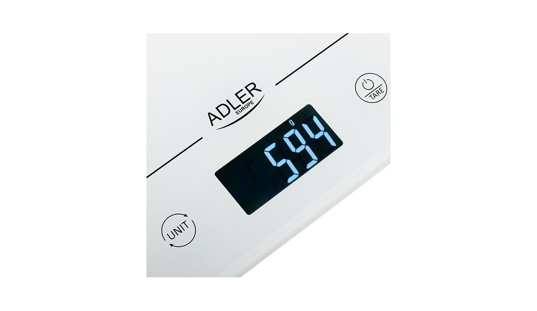 Waga Kuchenna Elektroniczna Do 15kg Dokładność 1g Adler