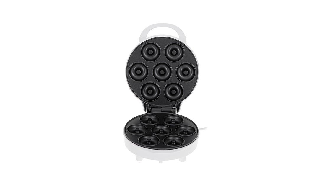 Elektryczny Wypiekacz do Pączków - Donut 1500W 7 Pączków Biały Adler