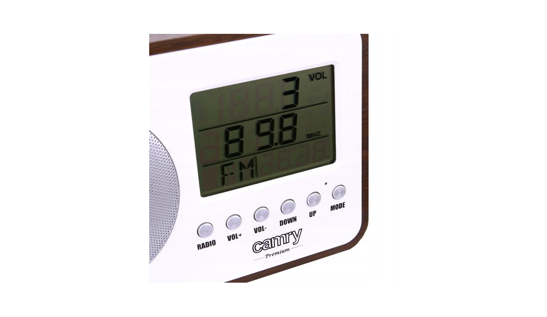 Radio Cyfrowe Przenośne LCD FM Budzik Termometr USB