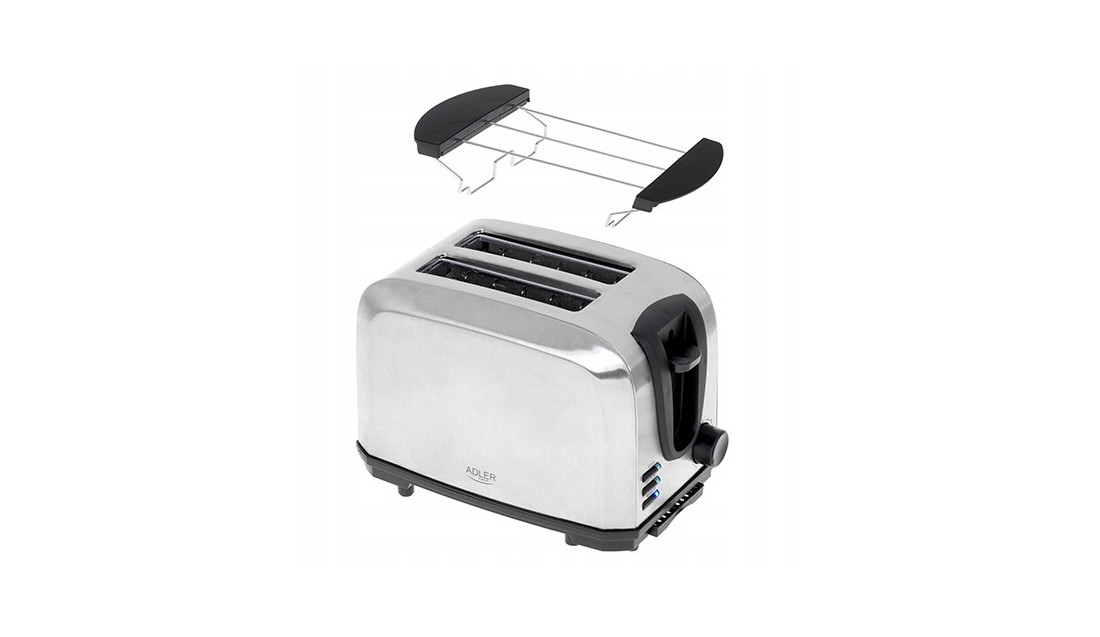 TOSTER OPIEKACZ Z RUSZTEM ADLER 1000W