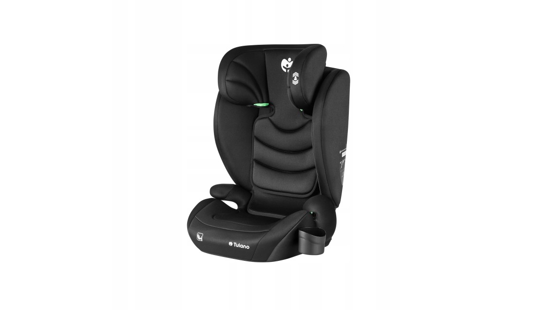 Fotelik samochodowy Tulano Joy 25 Black 100-150cm I-size