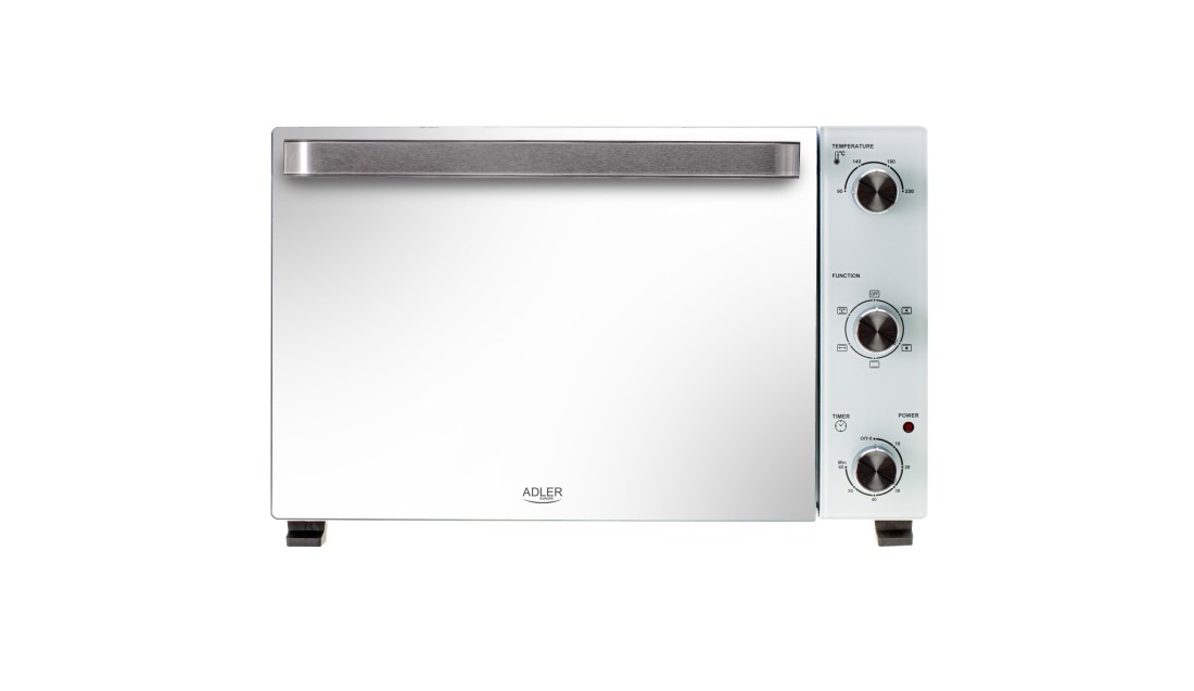 Piekarnik elektryczny 48L Regulacja 1800W 5 Trybów pieczenia Adler