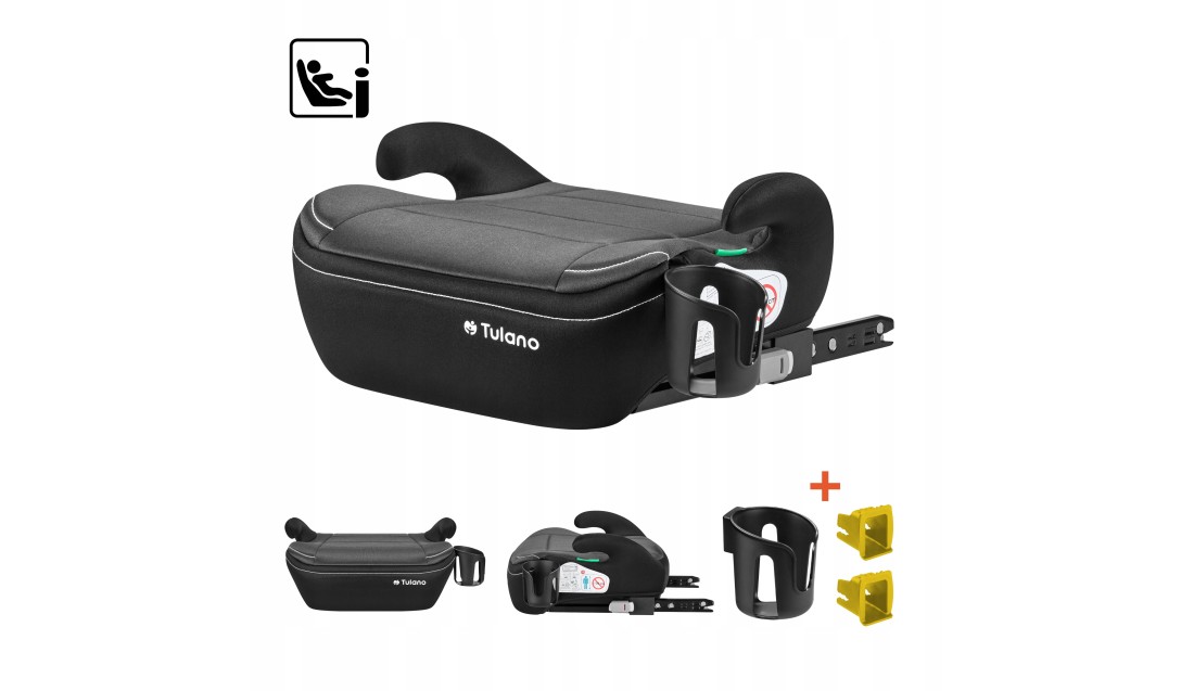 Fotelik samochodowy Tulano Cabby 30 GREY 125-150cm I-Size