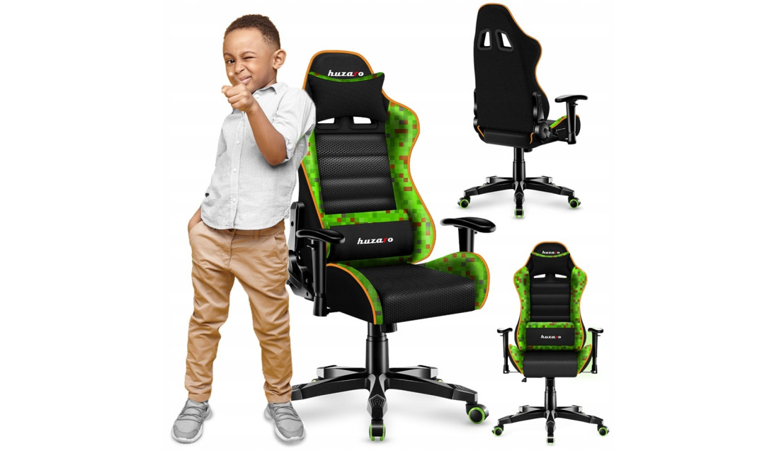 FOTEL GAMINGOWY DLA DZIECKA GRACZA DZIECIĘCY